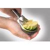 MOHA Avocadoschneider, Edelstahl, Silber, 6.5 x 18 x 10 cm