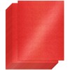 Gondiane Red with Gold Speckle Shimmer Paper,24 sheets Pearlized Coating