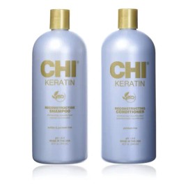 Shampo Y Acondicionador Chi Keratin 946ml C/u