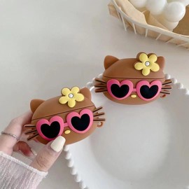 Case for AirPods 3rd Generation Earbuds, Suublg Silicone Cute Case Protective Shockproof Covers with Multiple Styles of Cartoon Characters Design for AirPods 3