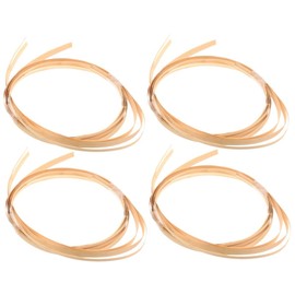 SEWACC 2pcs 2 Bamboo Material Diy Basket Rattan Skin Bamboo Braided Strip Bamboo Slats Bamboo Ladder Lead Coil Bamboo Rattan Rattan Repair Kit Rattan Skin Wood Craft Stick Webbing Weave Strip Rattan