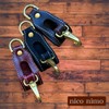 [nico nimo] Leather Key Ring, Belt Loop, Genuine Leather Key