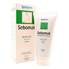 Ipsiderm Sebomat Crema 5% AHA – Piel Mixta Libre de Brillo y Acné