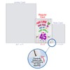 NobleWorks - 45th Birthday Card with Envelope - Funny Stationery