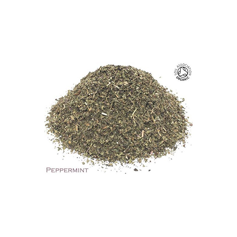 Organic Peppermint Pure Herbal Infusion (25 Unbleached Tea Bags -