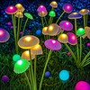 Solar Mushroom Garden Lights for Outdoor Decor – Dual Mode