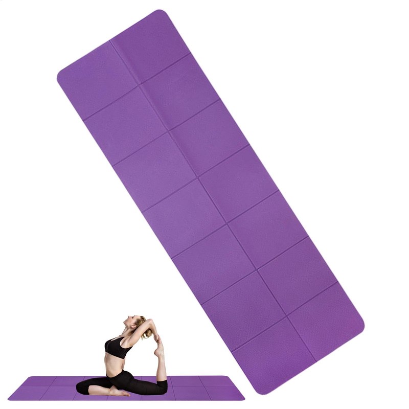 Folding Yoga Mat, Household Mute Portable Double-sided Exercise Mat, Household