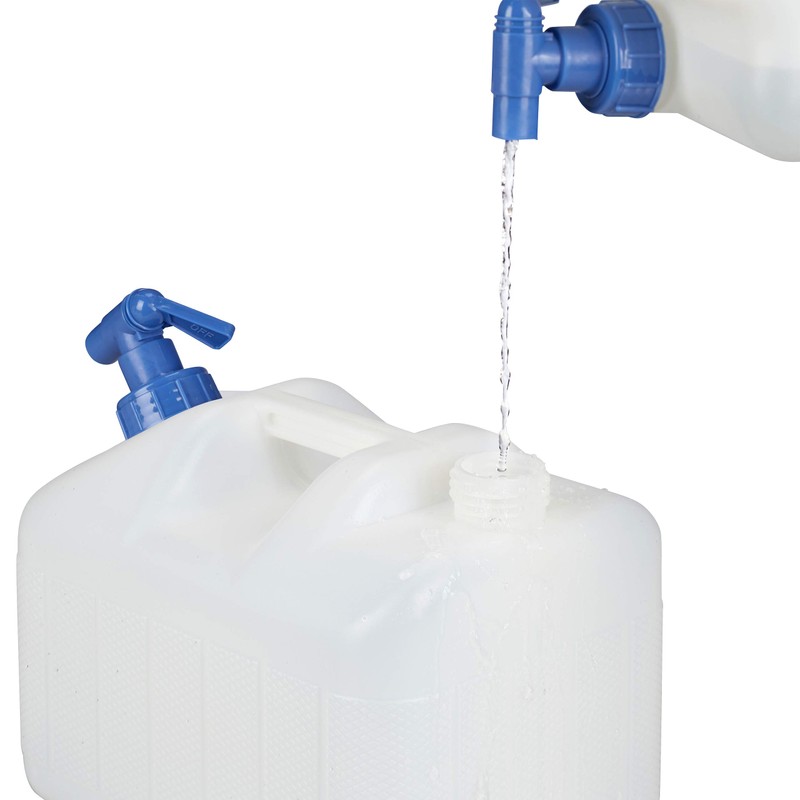 Relaxdays Water Canister with Drain Tap and Screw Cap -