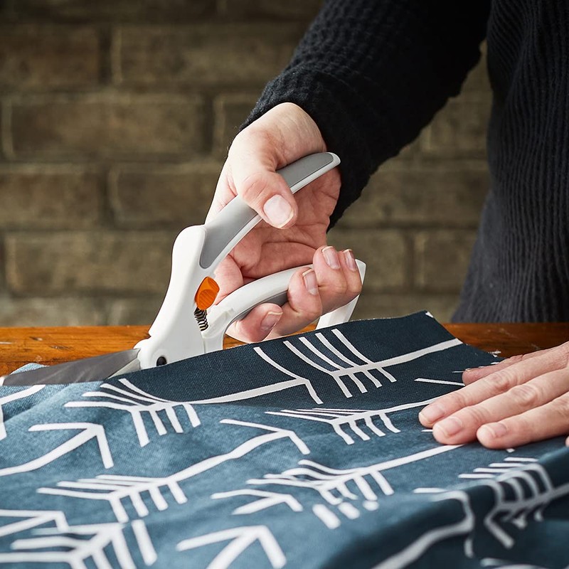 Fiskars Softgrip All-Purpose Scissors, Stainless Steel, White/Orange, 26 cm