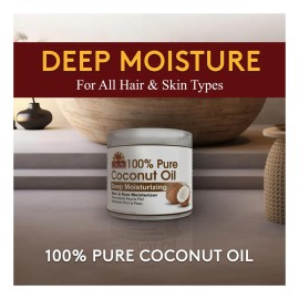 Okay Aceite De Coco Puro 100% - Cabello, Piel, Masaje Y