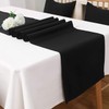 LivinEase Table Runner 42 x 240 cm - Black Cotton