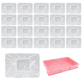 20 Pack Paint Tray Liners - 70cm Elastic Paint Pan Liners for 18 Inch Paint Roller Trays, Disposable Paint Tray Covers for Walls & Ceilings Painting, Leak-Proof & Easy Clean Up