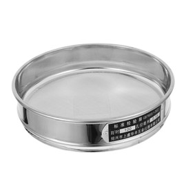 OUNONA Laboratory Sieve Made of Stainless Steel Laboratory Sieve 100 Mesh Test Sieve Laboratory Test Sieve Mesh Sieve Pan Floor Sieve Stone Dirt Sieve for Flour Sieving Industrial Research Tests