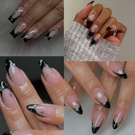 2 Sheet Nail Stickers for Nail Art Decals YEFIUO Self-Adhesive Nail Art Stickers Charms Relief Sliders 5D Rhinestone Starburst Design Manicure DIY Supplies Stuff Accessories for Women and Girls