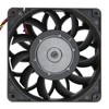 120mm Computer Case Fan Double Ball Bearing Support PMW Temperature