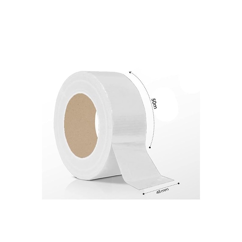 4All Duct Tape 48mmx50m (White, Pack of 1)