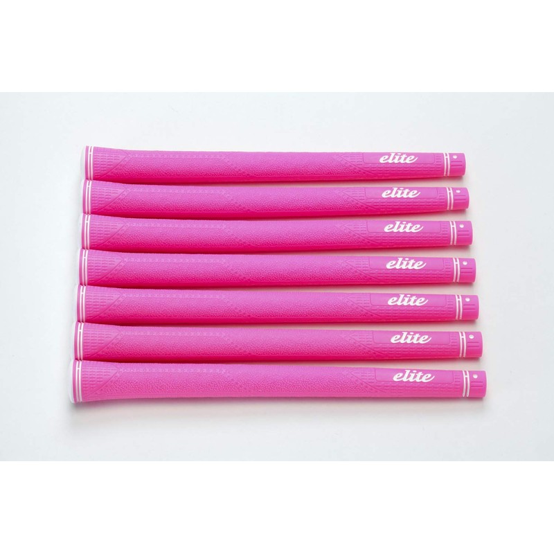 elitegrips CX46 Golf Grips, Set of 7, Deep Pink with