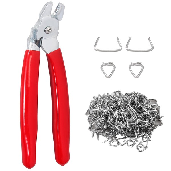 Kamtop Hog Ring Pliers Spring Loaded Pliers Set Hog Ring