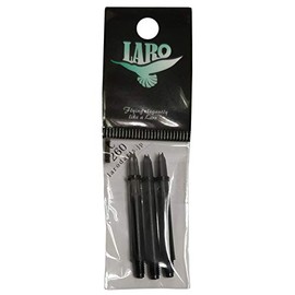 LSTYLE x Laro Dart Shafts: Plastic Nylon Shaft - for Soft Tip and Steel Tip Darts - Black 260 (in-Between)