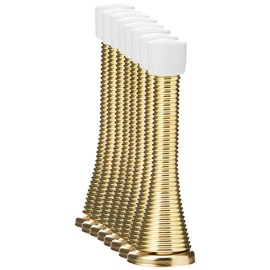 Merriway® BH01171 (8 Pcs) EB Brass Plated Spring Door Stops - Pack of 8 Pieces