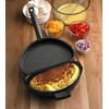 Fox Run Egg Pan, Non-Stick Folding Omelette Pan, 8"