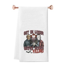 Horror Lover Gift Horror Movie Themed Gifts We're Going Killing Kitchen Towel (Going Killing Towel EU)