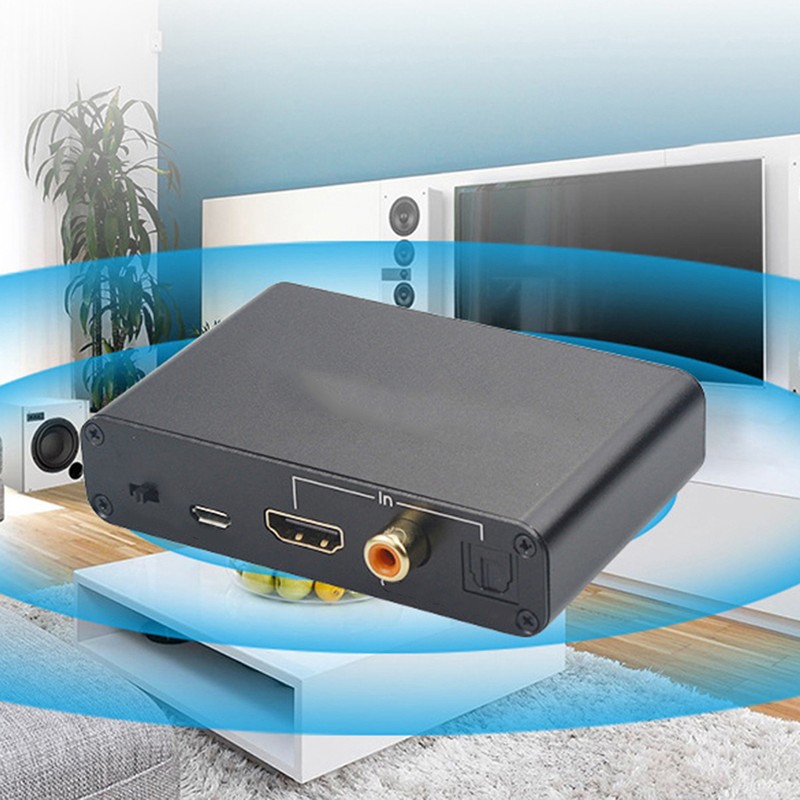 HDMI Audio Return Optical Coaxial Digital to Analog DAC Converter