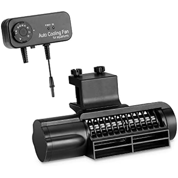 Aquarium Chillers Aquarium Cooling Fan, DC12V Auto Fish Tank Cooling