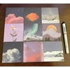 18PC) Aurora Sky and Cloud Themed Stationary Memo Sticky Note