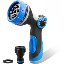Garden Hose Nozzles,Hose Spray Nozzle with Adjustable 10 Watering Patterns