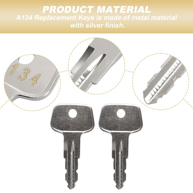 A134 Yakima Replacement Key,SKS roof Rack Key,Replacement Keys for Yakima