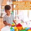 Large Building Blocks for Kids Toddlers Including 2 Piece Baseplates,