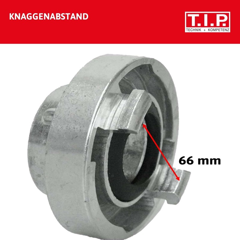 T.I.P. C-Storz Coupling 1.5 Inch Female Silver 45.48 mm