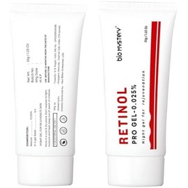 Gel de retinol con vitamina A al 0,025 que repara líneas finas y arrugas, tratamiento de cicatrices, manchas solares y antienvejecimiento.