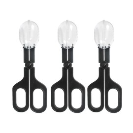 ZONADAH 3 Pieces Reptile Feeder Clamp, Bee Cage Catcher Clip, Reptile Pooper Scoop, Cage, Aquarium Cleaning Tools for Fish, Aquariums and Various Insects