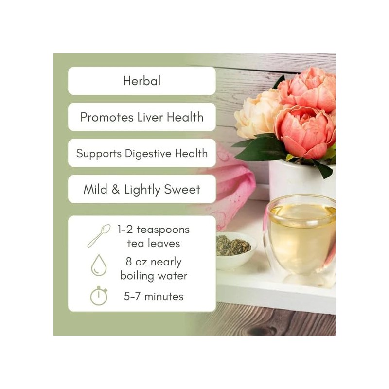 Organic Milk Thistle Loose Leaf Tea - 2oz Bag (Approx.