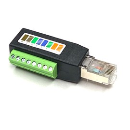 Kurrent Electric RJ45 Male Plug 8 Pin Screw Terminal Connectors with Color-Coded Pinout Diagram for Cat5e Cat6 DIY Projects (2)