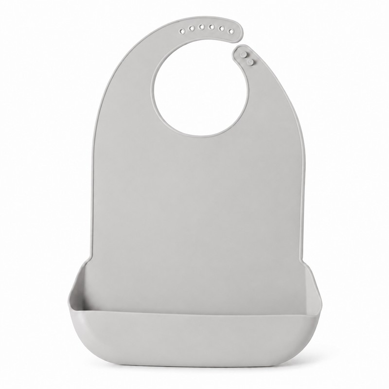 Silicone Adult Bib for Mealtime Care – Waterproof Reusable Feeding