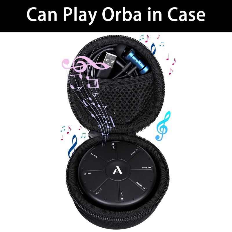 Aenllosi Hard Carrying Case Compatible with Artiphon Orba 2 Portable
