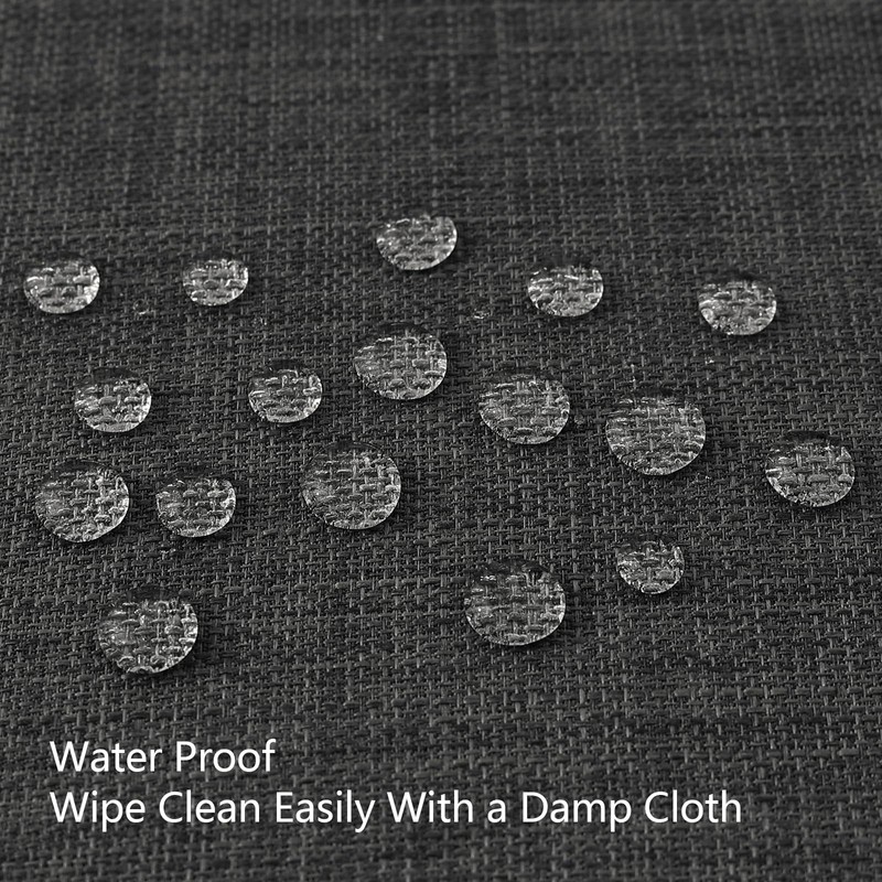 smiry Linen Table Cloth Square 140x140 cm Wipe Clean Tablecloth