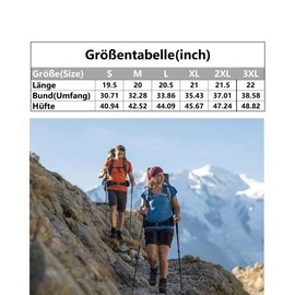 Tansozer Mens Hiking Cargo Quick Dry Shorts Lightweight Outdoor Walking Work Shorts Stretch Running Sports Shorts with Zip Pockets Dark khaki 3XL