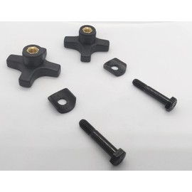 ComsenMed Rollator knob,Replacement Arm Adjustment Knobs for Rollator,1Pair(2PCS), Black