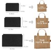 Lckaey tote bag insert for medium tote bag insert organizer