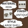 Antique Bronze Sea-Life Marine Nautical Drawer Knobs, Bathroom, Cupboards, Dresser