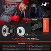 A-Premium Air Conditioner AC Compressor Clutch Kit Compatible with Mazda