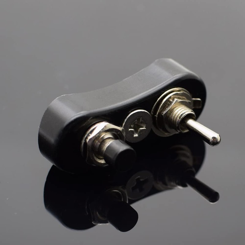 Micro Handle Switch Single Black for 0.9 inch (22.2 mm)