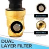 RVGUARD RV Water Pressure Regulator Valve With An Adjustable Knob,