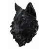 Ebros Large Black Wolf Head with Blood Eyes Wall Decor