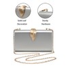 Beaguful Women's Fashion Evening Bags with Golden Leaves Crossbody Shoulder