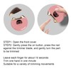 Electric Nail Clipper Safe Prevent Splatter File Function Small Automatic